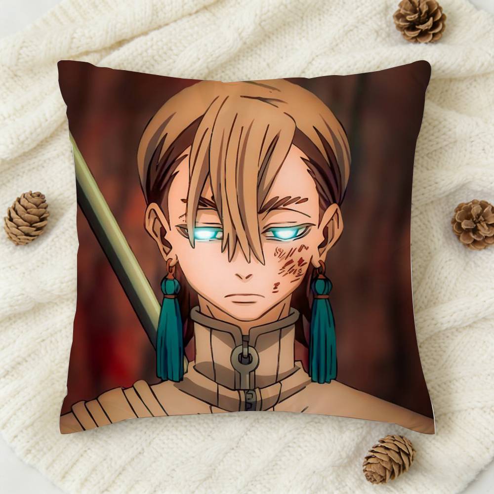 Classic Manga Anime GGachiakuta Zanka Doublesided Printed Square Decorative Cushion Cover for Sofa Living Room Home Decor