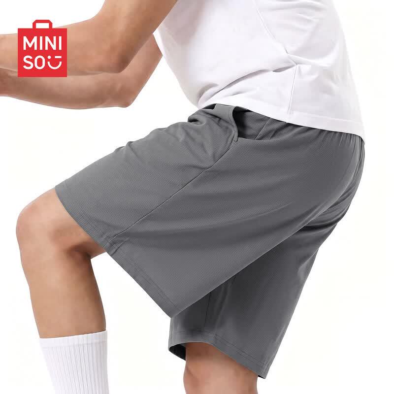 Мужские охлаждающие спортивные шорты из ледяного шелка MINISO XL