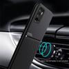 Etui dla Xiaomi Redmi Note 10 5G Magnetyczny uchwyt samochodowy Silikonowy pokrowiec na tył Dla Redmy Note10 Pro 10S 10T Miękkie skórzane etui na telefon