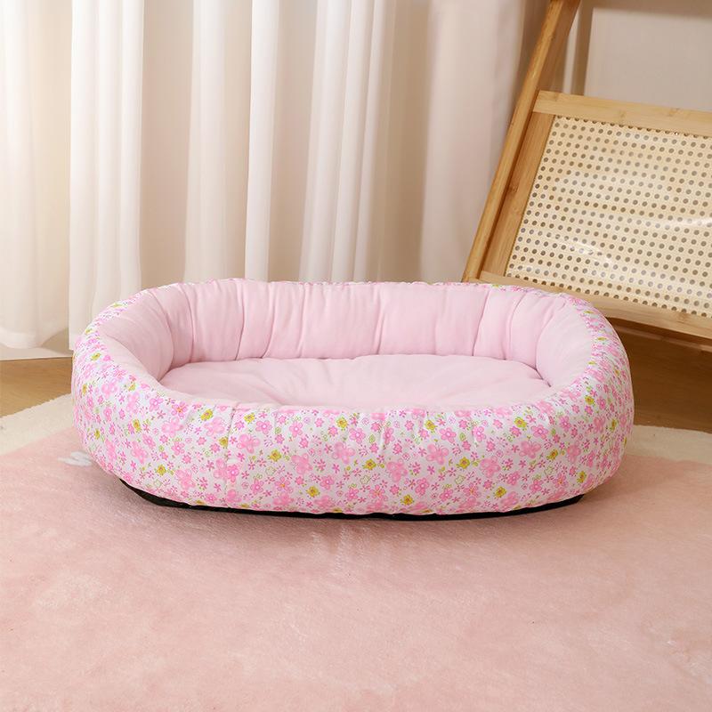 

Deep Nap Dog Bed, Plush Sofa for Small Dogs, Donut Cuddler with Removable Cover, Warm Winter Cat Bed for Indoor Pets, Washable S
