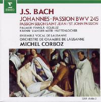 CD J.S. BACH - St. John Passion  2292454062 Erato Germany Classical Used