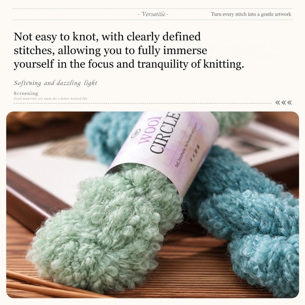Solid Color Merino Wool Yarn 50g Knitting Yarn Ball New Crochet Wool Thread DIY Crochet