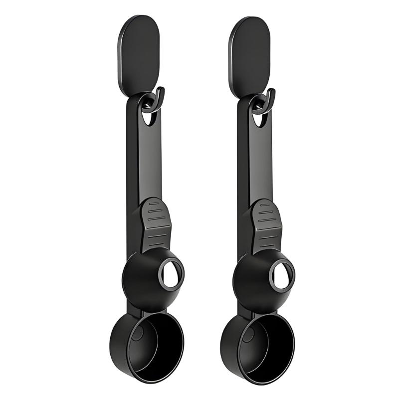 Integrated Coffee Funnel Spoon for Cleaner Powder Filling In Home Brewing, Kitchen Use, and Daily Drink Mixing