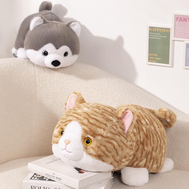 Plush Reversible Whimsical Animal Bee To Panda Shiba Inu Shark Cozy Doll For Children