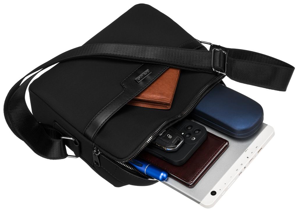 Men's PU Bag R-2613-3-6830 Black
