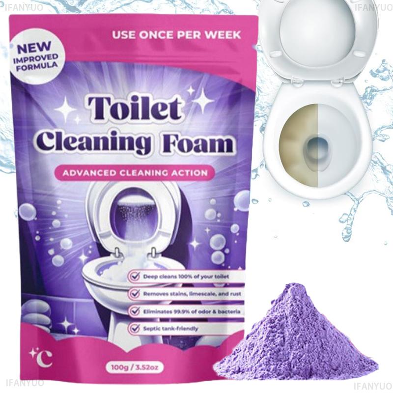 Toilet Bowl Cleaner Self Activating Miracles Powder Foam Deep Descaling Stain Remover Toilet Powder for Toilet Bowl Cleaning