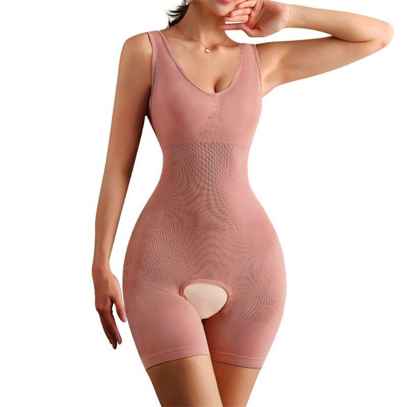 Women Body Shaper Belly Corset Bodysuit Seamless Slimming Abdomen Pants Women's Binders and Shapers