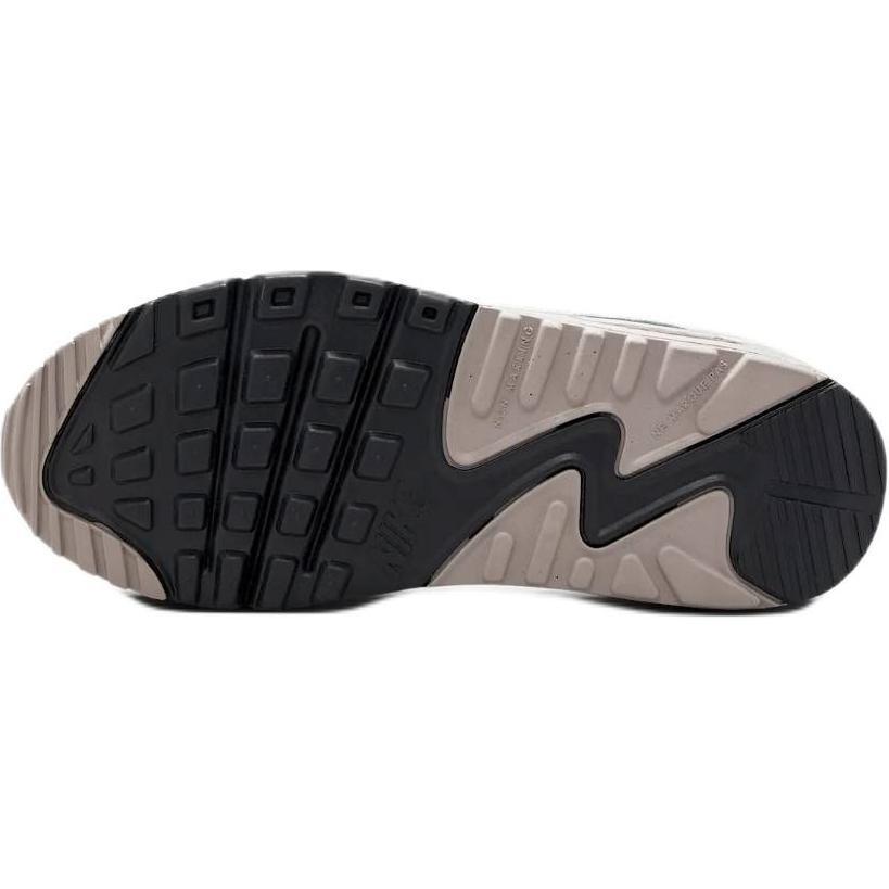 Nike Air Max 90 Abrasion Resistant Breathable Abrasion Resistant Breathable Low Top Kids' Running Shoes White/Gray/Blue HF6358-105