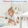 4Pcs Silicone Corner Protectors Self-Adhesive Furniture Corner Guards for Children Baby Table Corner Edge Protection Cover