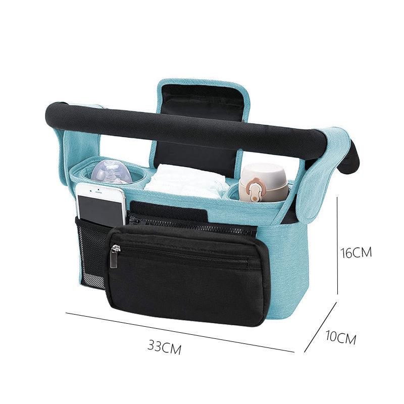 Universal Stroller Hanging Organizer: Versatile Baby Stroller Handbag and Mommy Crossbody Storage
