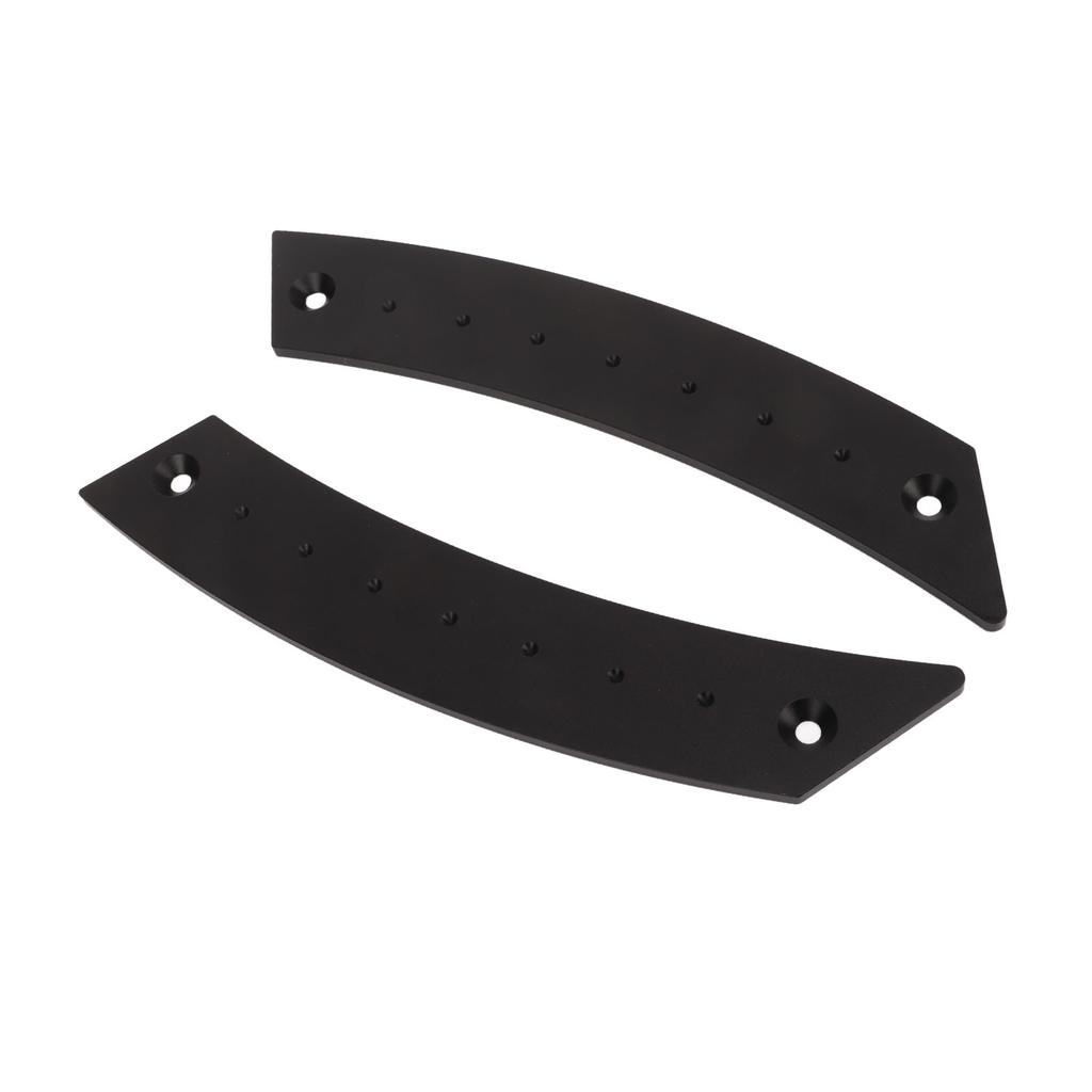 2pcs Door Panel Pull Handle Set Aluminium Alloy Labor Saving High Strength Rust Proof for Cars