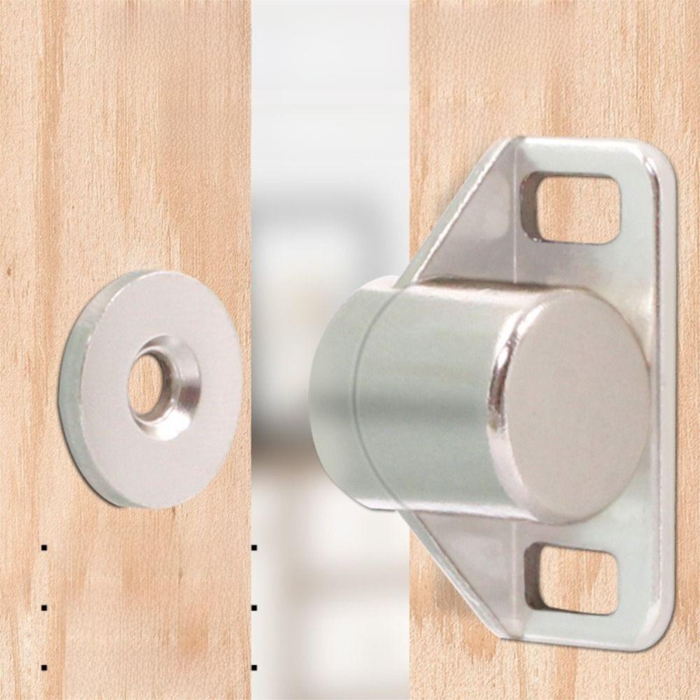 No Punching Magnetic Door Stopper Easy To Install Wardrobe Stopper New Door Lock Buckle  Cupboard