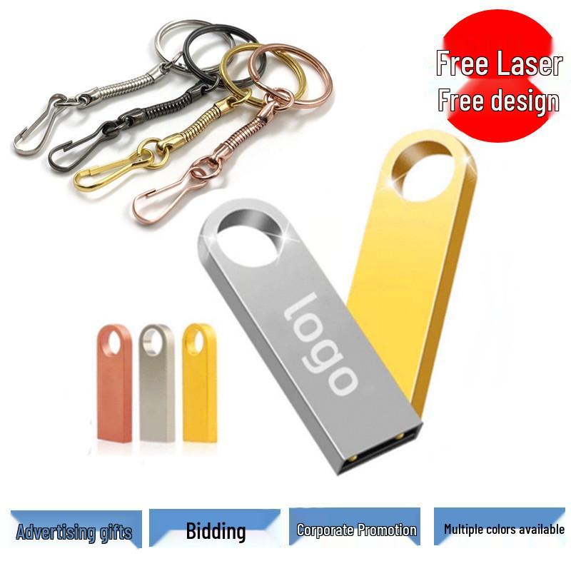 Creative Metal USB Flash Drive - 1G, 2G, 4G, 8G, 16G, 32G, 128G with Custom Logo Options