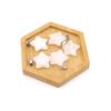 Agate Star Pendant Necklace Jewelry Powder Crystal Necklace Fashion Valentine'S Day Gift 20 * 6