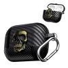 Suit Thug Skull Series Magnetic Headphone Case for Airpods Pro 3 2 1 & Airpods 4 with Hook - Durable Protective Cover