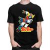 Custom Goldrake UFO Robot Grendizer T Shirt Men 100 Cotton Tshirt Casual Goldorak Anime Tees Streetwear Tshirt