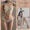 Shuo Yao Plus Size Sexy Butterfly Tie-Up Lingerie Sleepwear Set