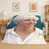 Kpop BBTS Jung Hoseok J Hope Flannel Blanket Soft Warm Throw Blanket for Bedroom Living Room Bed Travel Camping Picnic Gift