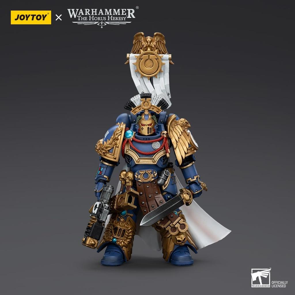 JOYTOY Warhammer The Horus Heresy Ultramarines Legion Praetor with Power Sword and Volkite Serpenta 1/18 Scale Action Figure