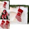 Christmas Sock Decor With Creative Letter Design And Soft Fabric For Festive Home Decor