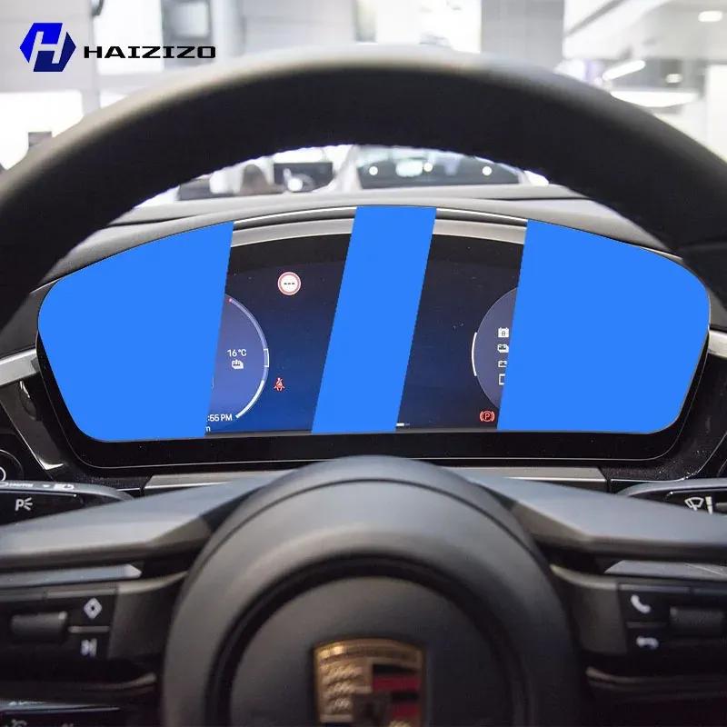 For Porsche Macan 4/Turbo 2024 Car speedometer LCD screen protective film anti fingerprint tempered glass accessories anti refit