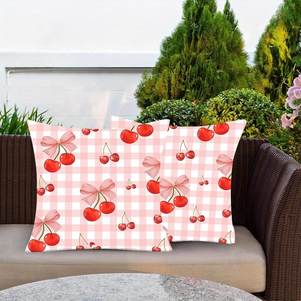 1pc Flower Print Polyester Pillowcase Home Decor Pillowcase Car Sofa Cushion Cover Home Decor 45x45cm