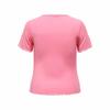Women's Short-sleeved Top V-neck Wavy Hems ONLY CARMAKOMA
