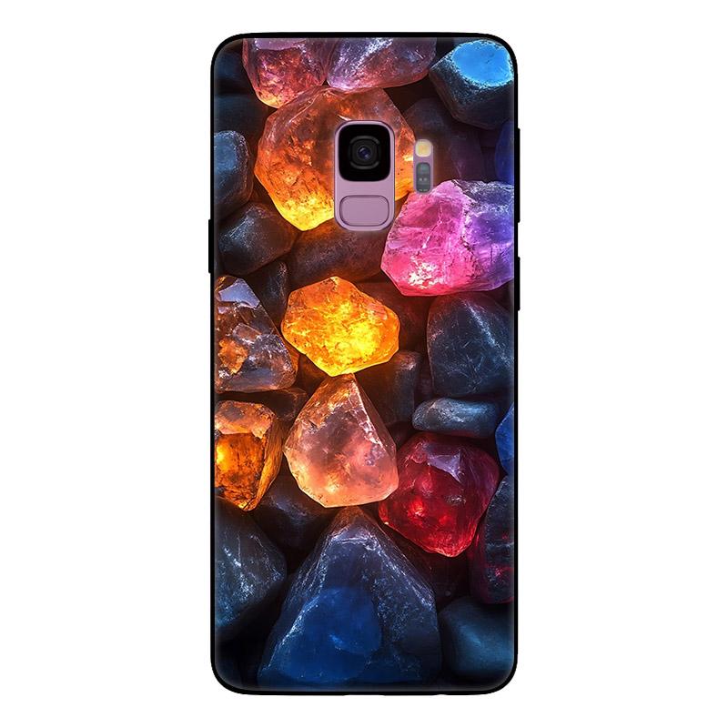 For Samsung Galaxy S9 Plus Case SM-G965F G965 S9Plus Marble Painted Soft Matte Silicone Back Cover For Samsung S9 S9+ Full Shell
