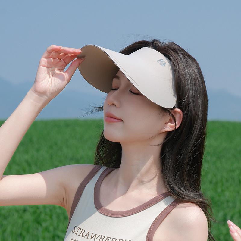 Ultra-light seamless sunscreen hat for women's new summer UV protection sports running empty top sun hat for cycling men