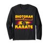 Cool Retro Cathedral Karate Summer Long Sleeve Design T-shirt