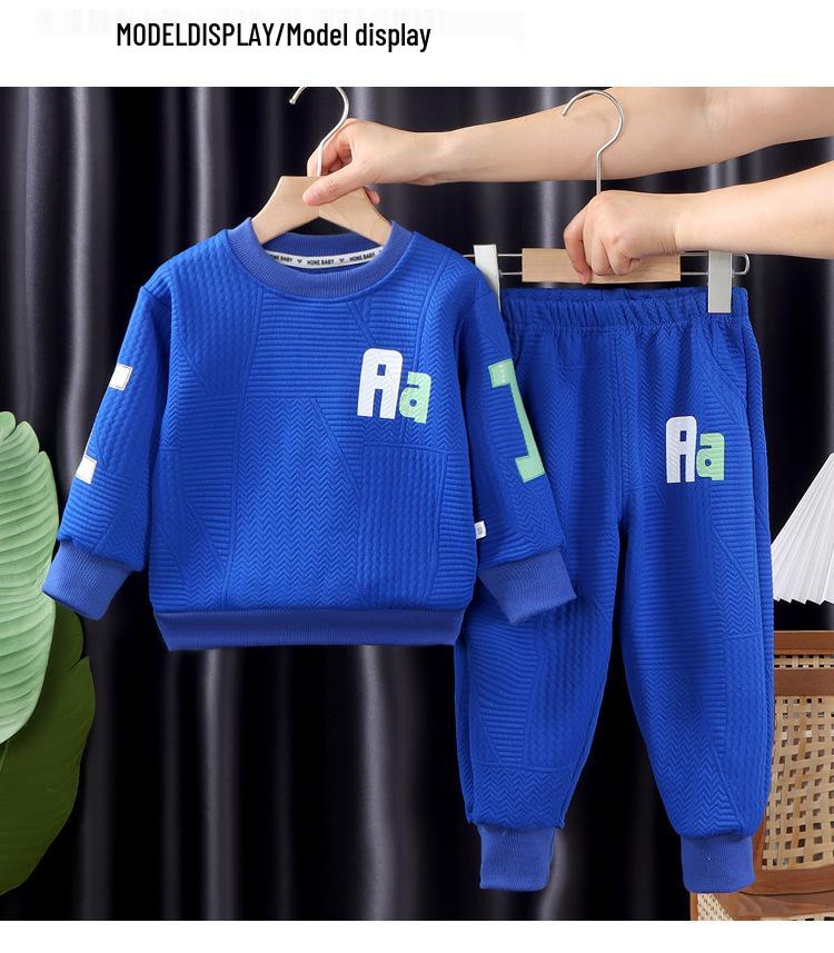 

Модный свитшот и спортивный костюм для мальчиков Осень 2025 - Повседневный стиль для детей старшего возраста 110 cm