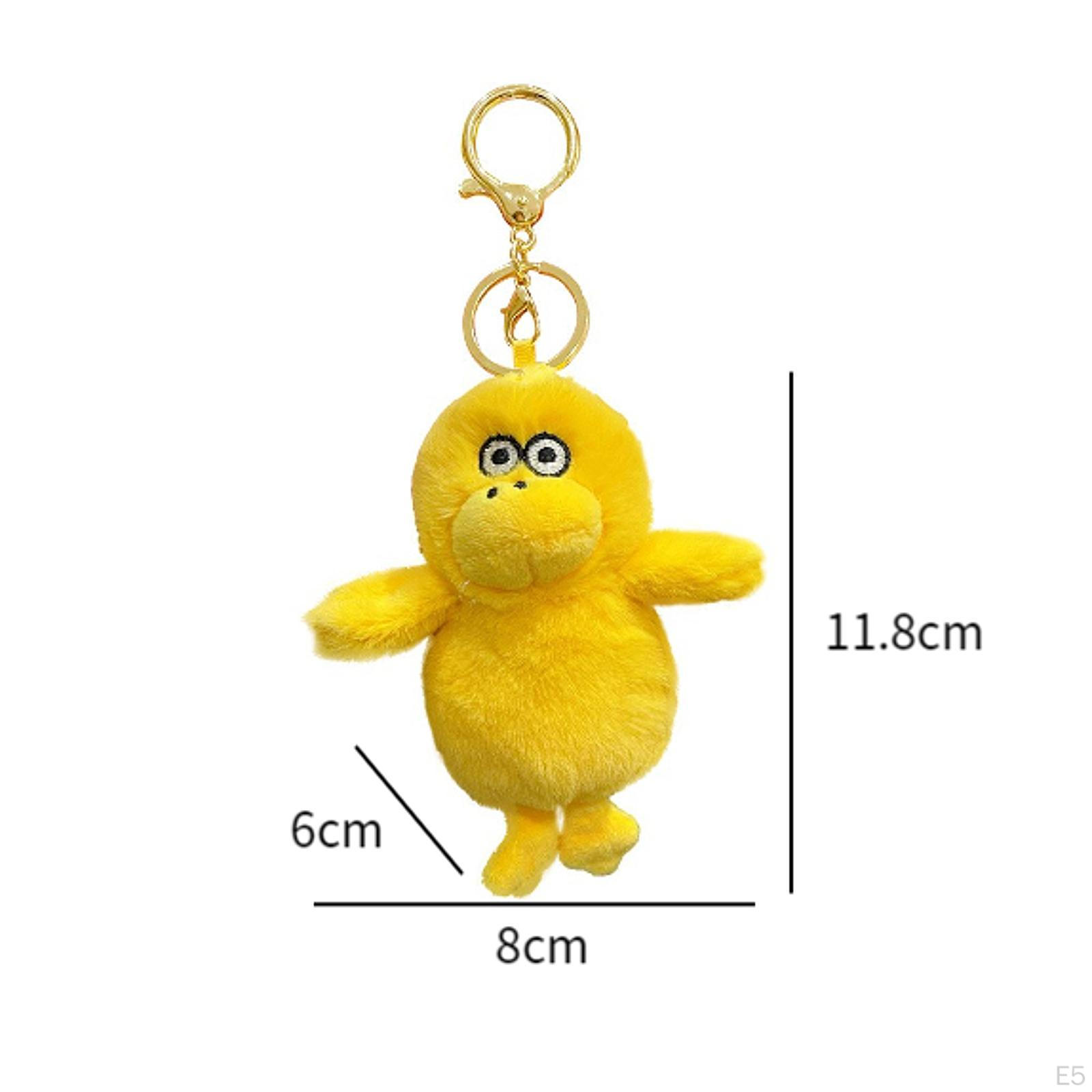 Утка плюшевый брелок в виде животного кукла висит орнамент рюкзак кошелек кулон кукла — фото 6
