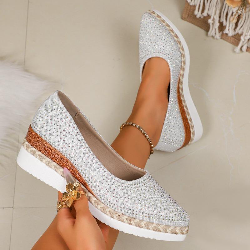 Fashion Spring and Autumn Single Shoes New Pointed Toe Platform Autumn Waterproof Shallow Mouth Women's High Heels