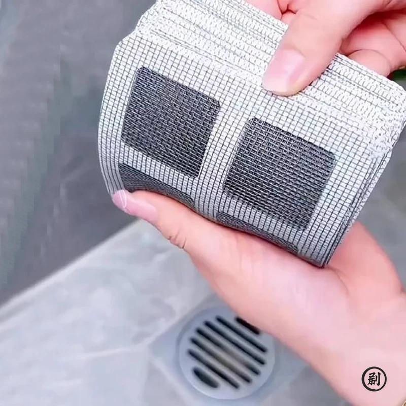 Protector de păr pentru scurgerea dușului, de unică folosință, plasă, capace pentru scurgerea dușului, sită filtru pentru chiuveta de podea, dop de păr pentru baie, bucătărie