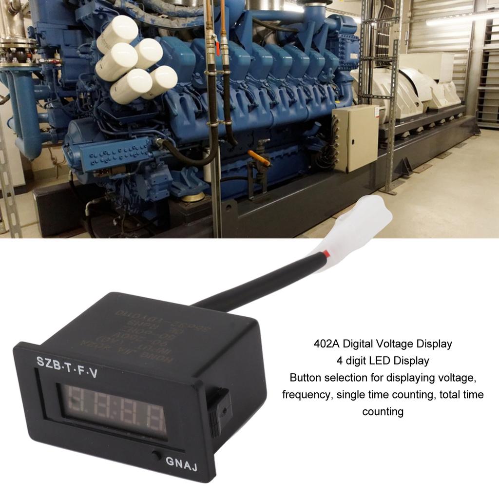 402A Digital Generator Meter Easy Installation LED Generator Digital Display Meter Stable Performance for Replacement