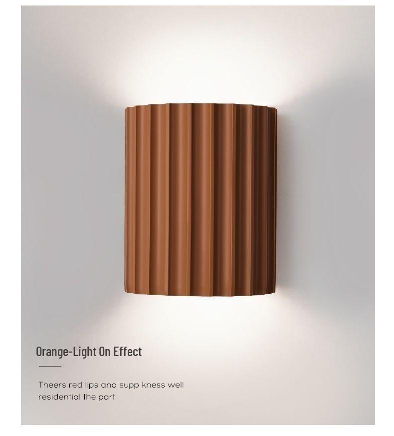 Wabi-Sabi Roman Column Wall Lamp: Perfect for Hallways, Bedsides, Entrances, and Corridors