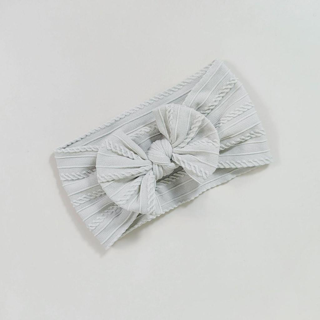 European & American Elastic Nylon Bow Baby Headband Hair Accessories