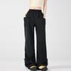 Pantaloni Traspiranti Impermeabili Colorati in Seta di Ghiaccio Asciugatura Rapida Gamba Larga Paracadute Ultraleggeri Antivento Protezione Solare per Donna