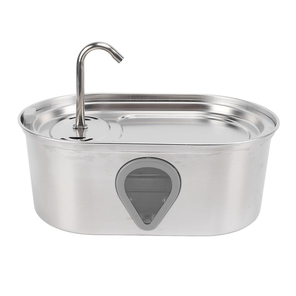 Cat Water Fountain 304 Stainless Steel 3.5L Easy To Maintain Automatic Circulating Filtered Pet