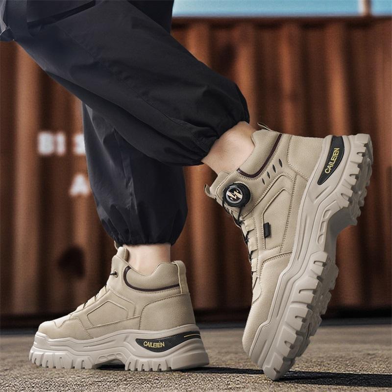New Fashion New Men's Fashion Casual High Top Sports Shoes Students  Comfortable Sneakers Boys Male Classic Breathable Martin