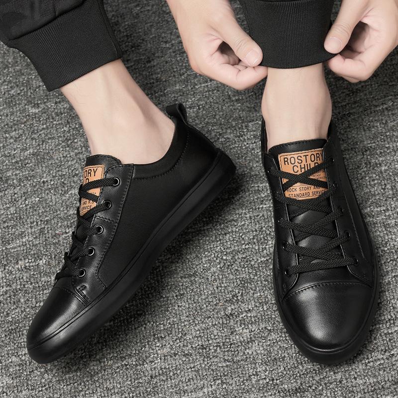 Board Shoes Winter 221 New Soft Leather Soft Sole Casual Sports Shoes Trendy Shoes