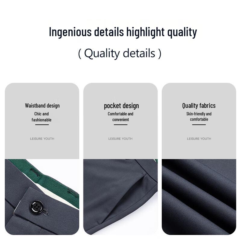 Shanshan Men's Business Casual Stretch Pants