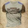 Tricou Vintage pentru bărbați Yellowstone Tricou cu imprimeu grafic Top la modă de vară Tricou cu decolteu Pulover Harajuku Îmbrăcăminte supradimensionată pentru bărbați