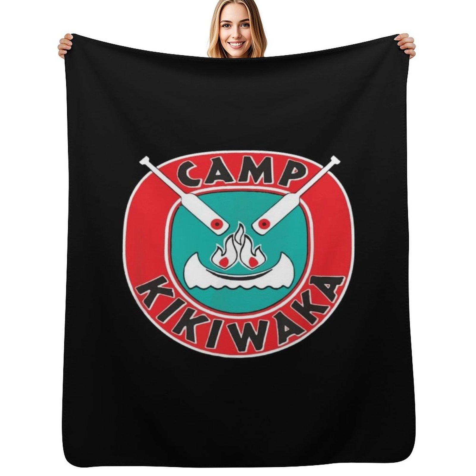 camp kikiwaka Throw Blanket Flannel Fleece Soft Warm Throw Blanket Size: 75*100cm, Weight: 230 GSM