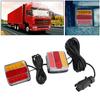 LED Taillight Rear Lamp Red Yellow Turn Signal Light Safety Warning for Trailer Truck