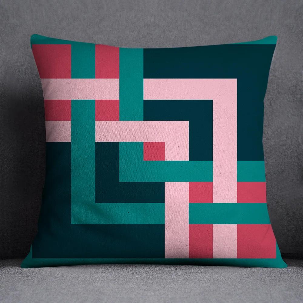 Wohnkultur Geometrische Design Kissenbezug Schlafzimmer Wohnzimmer Minimalistischen Büro Auto Innen