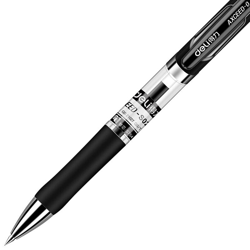Deli S02 Ret retractable Gel Pen