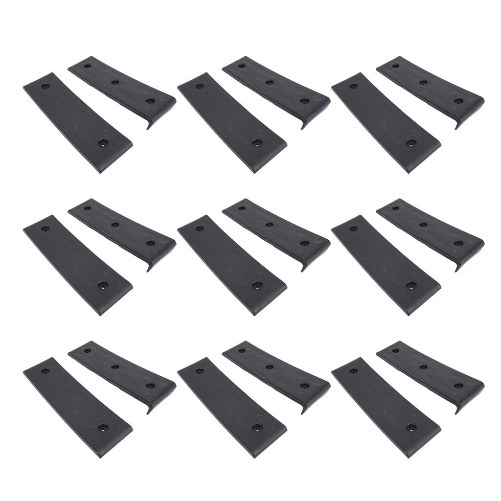 10 Piece Black Boat Trailer Bunk Slides Pads Easier Launching Loading 3 X 10in Reduces Friction for