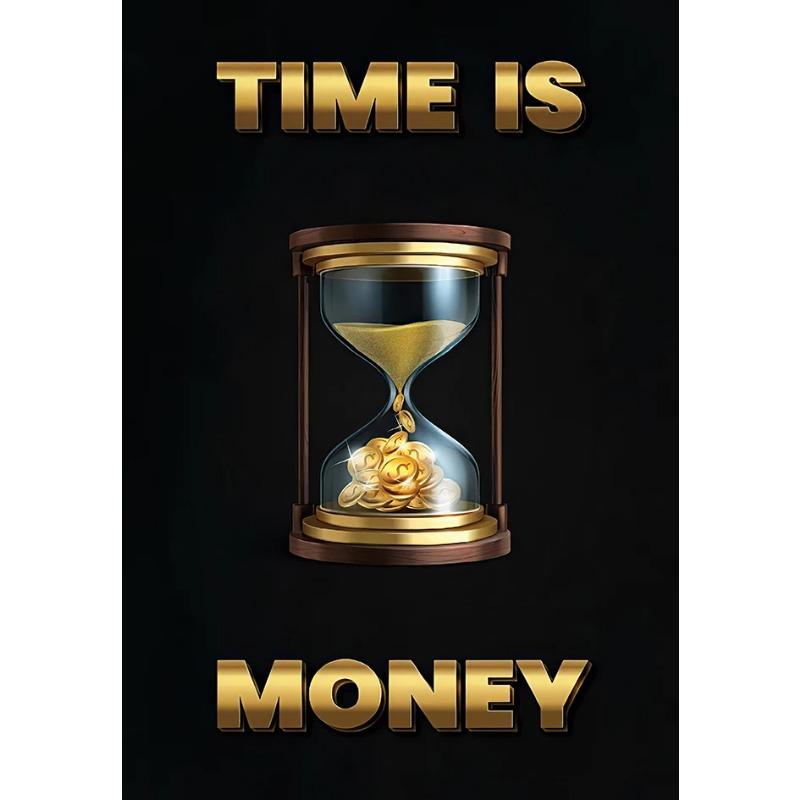 Monopoly Millionaire Money Canvas Decorative Painting Motivational Quote Art Poster Cartoon Figure Mural Home Wall Decor Picture