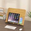 Comfortable Reading Wooden Book Stand 8 Adjustable Tilt Angles Cookbook Bracket  Drawing Support